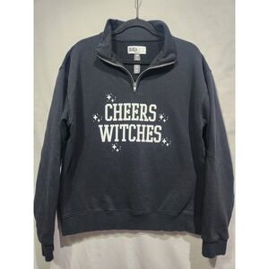 Beach Riot x Revolve Halloween Cheers Witches 1/4 Zip‎ Large